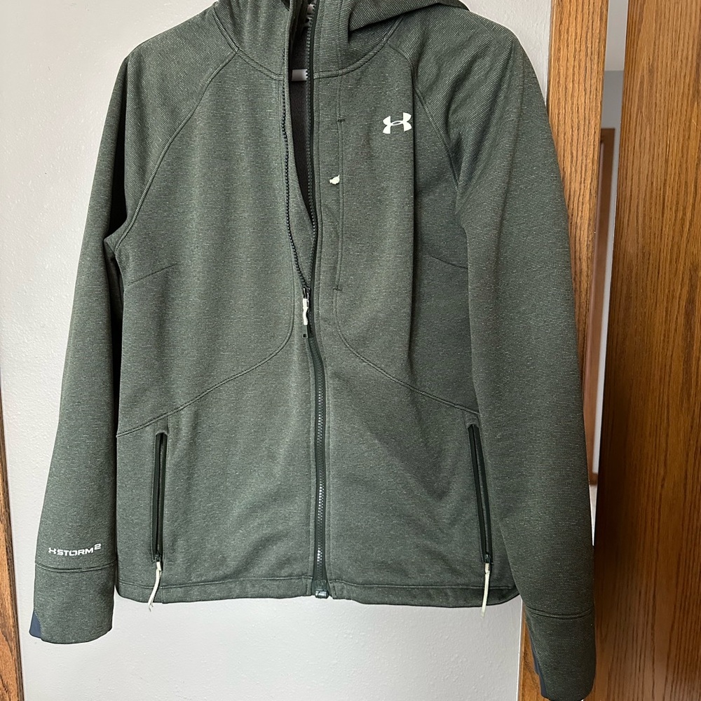 Under Armour Green Full-Zip jacket